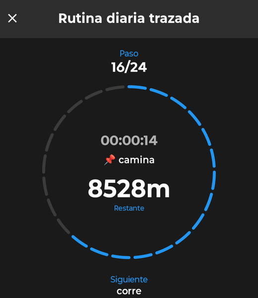 My Routines app screenshot showing routines overview